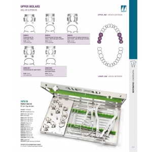 MEDESY RUBBER DAM CLAMP 4 MOLARS