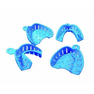 UNIDENT Large Upper UniBlu Impression Trays (12) Blue