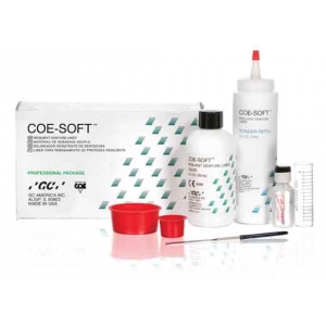 COE Soft Professional Pack Soft Reline Material (170g powder/177ml liquid)