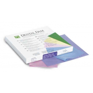 HYGENIC Green Heavy Latex Dental Dam 6x6