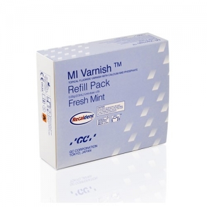 GC MI Varnish Mint Single Dose (35 X 0.4ml & 50 Brushes)