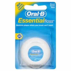 ORAL B Essential Floss Waxed 2 x 50m (6-pack)