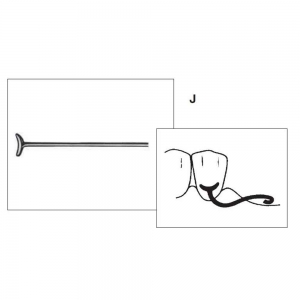 SCHEU J CLASPS STRAIGHT 0.9MM (10)