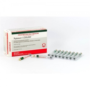 Septodont Septanest 4% (articaine) 2.2ml 1:200000 Dark Green (100)