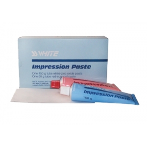 SSW Impression Paste Regular Zinc Oxide & Eugenol Base 150g - Catalyst 60g