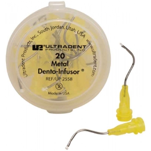 ULTRADENT Dento Infuser Tips Yellow (20) 19G 1.06mm