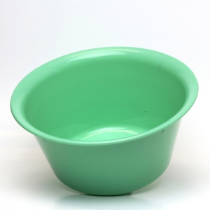 AUTOPLAS Lotion Bowl 140mm Dia. x 76mm Deep GREEN Plastic Autoclavable