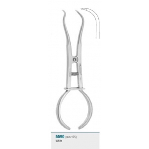 MEDESY R/DAM FORCEPS WHITE 175MM