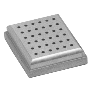 MEDESY Bur Block R/A 36 Hole Aluminium with Clear Cover