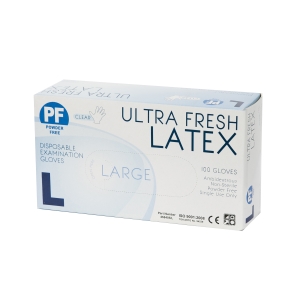 ULTRAFRESH Latex Gloves Powder Free