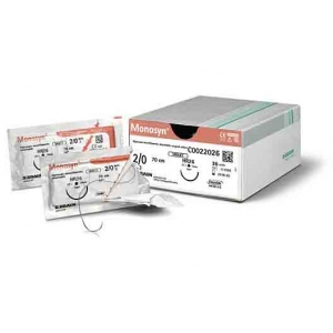 BRAUN Monosyn Suture 3-0 DS 19mm 45cm (36) Undyed C2023205