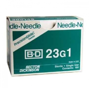 BD HYPO NEEDLE 23G X 1