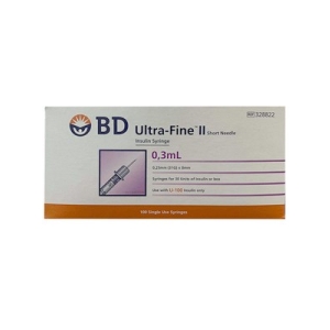 BD Insulin Syringe 0.3ml 31G 5mm (30) NLA