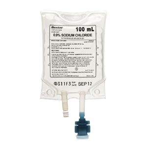 BAXTER Sodium Chloride 0.9% IV Infusion 100ml Viaflex Bag AHB1307