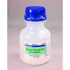 BAXTER Sodium Chloride 0.9% Irrigation 100ml Steripour Bottle AHF7975
