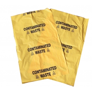 CONTAMINATED Waste Bag 27L 300x210x600mm (50)