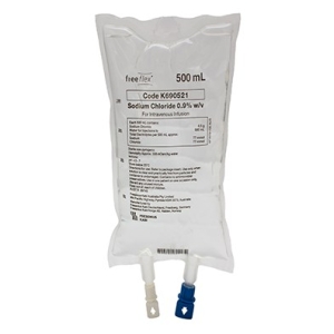 Fresenius Kabi Freeflex® Bag Sodium Chloride 0.9% IV Infusion 500mL 