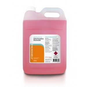 MICROSHIELD 5 Chlorhexidine Gluconate Antiseptic Solution 5Litre Red 70000349