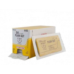 ETHICON PLAIN GUT SUTURE H821H 4-0 FS-2 19mm 70cm (36) 