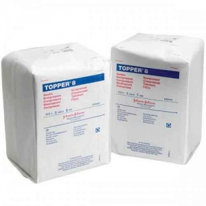 TOPPER 8 Gauze 5X5 cm (100) Non-Sterile Non-Woven