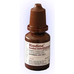 Riodine Povidone Iodine Solution 10% 15ml Bottle
