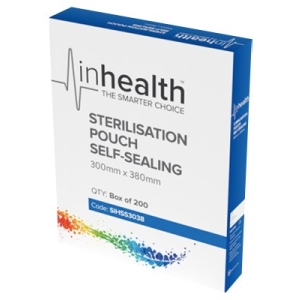 INHEALTH Sterilisation Pouch 300x380mm (200)