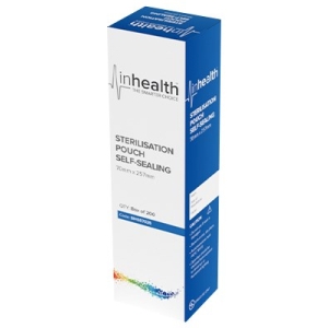 INHEALTH Sterilisation Pouch 70x257mm (200)