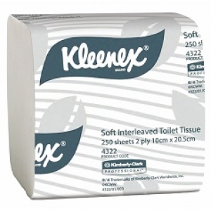 KLEENEX 4322 Interleaved Toilet Tissue (36x250 sheets) 10x20.5cm