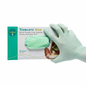 Ongard Truecare Aloe Nitrile Gloves Powder Free