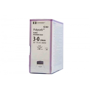 Covidien Polysorb 3/0 3/8c 19mm 30cm Undyed Suture (36)