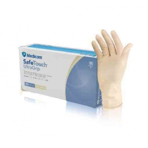 MEDICOM SafeTouch Ultra Grip Latex Small (100) Powder Free Glove