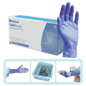 Safetouch Advanced Pro Nitrile Gloves - Violet