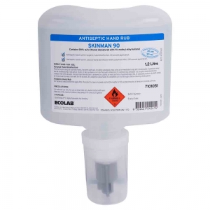 ECOLAB Skinman 90 Antiseptic Surgical Hand Rub 1.2 Litre Pod (for dispenser) 