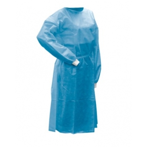 Safewear SMS Isolation Gown AAMI Level 3 Blue Regular (10)