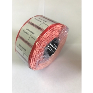 PRINTEX Red Steam Process Indicator Labels Roll (700)