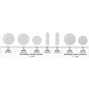EDENTA EXA Intrapol Unmounted WHITE Polisher Coarse DISC 17mm (12)