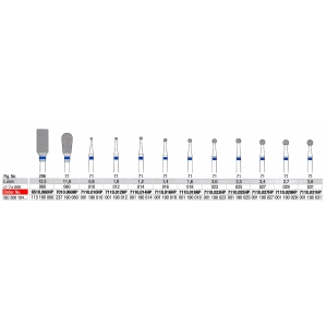 EDENTA TC CUTTER 6510-060 X-CUT HP (1) Medium Blue Band