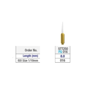 EDENTA Soft Tissue Trimmer FG 8mm (1) STT250-314-016