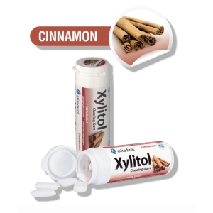 Miradent Xylitol Chewing Gum Cinnamon 30/pcs Tube