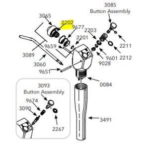 DCI Triplex Syringe Head O-Rings (12) PN 2202