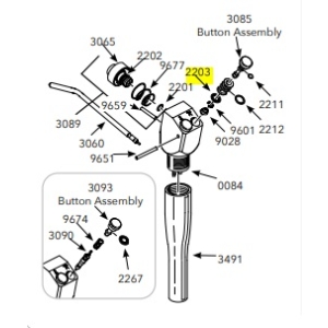 DCI Triplex Syringe Head O-Rings (12) PN 2203