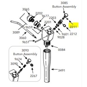 DCI Triplex Syringe Head O-Rings (12) PN 2211