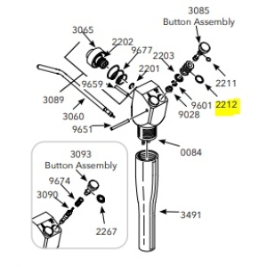 DCI Triplex Syringe Head O-Rings (12) PN 2212