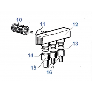 CATTANI Manifold Hanger for Aspi Jet Black (#12)