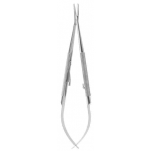 CORICAMA Needle Holder Castroviejo Curved 140mm