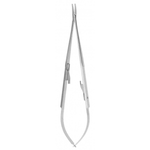 CORICAMA Needle Holder Castroviejo Curved 180MM