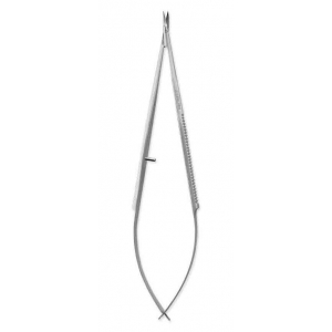 CORICAMA Scissor Flat Handle Micro Surgical Straight 155mm