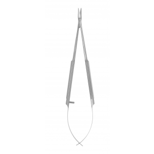 CORICAMA Scissor Round Handle Micro Surgical Straight 150mm