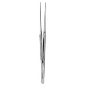 CORICAMA Tweezer Round Straight Serrated 175mm