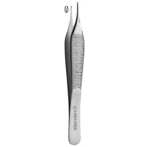 CORICAMA Tweezer Adson Micro Plain 1x2 0.6x120mm